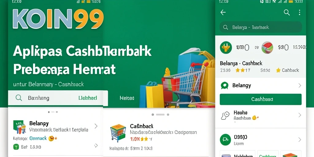 Tampilan antarmuka KOIN99 dengan fitur Cashback yang menarik.