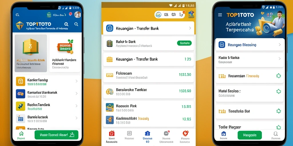 Antarmuka aplikasi TOP1TOTO yang sederhana dan intuitif.