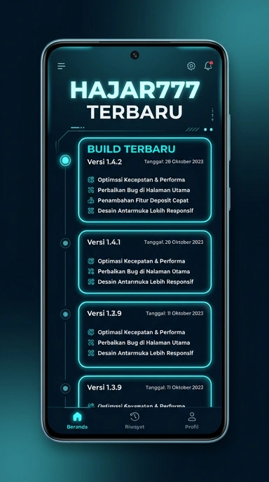 Riwayat Versi hajar777 untuk Pengguna Android Indonesia